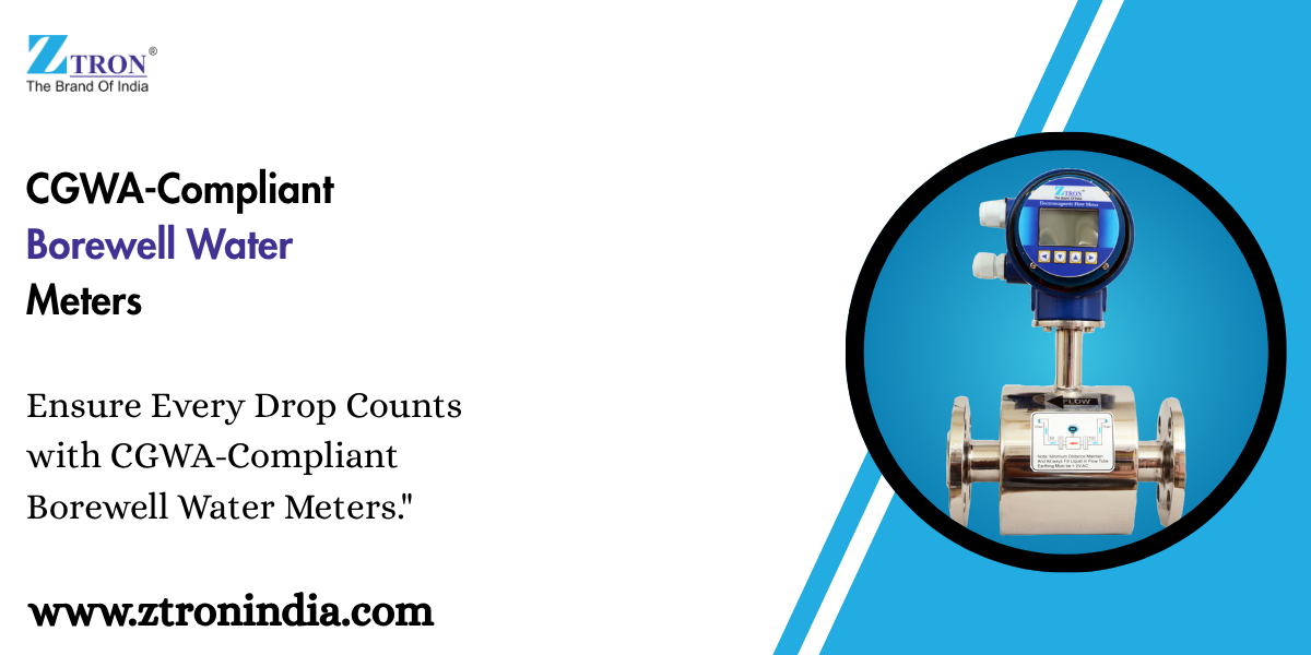 CGWA-Compliant Borewell Water Meters