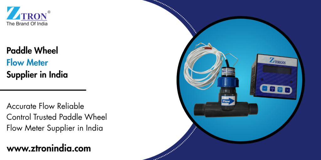 Paddle Wheel Flow Meter Supplier in India