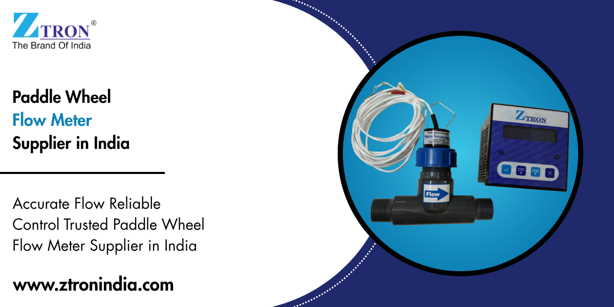 Paddle Wheel Flow Meter Supplier in India